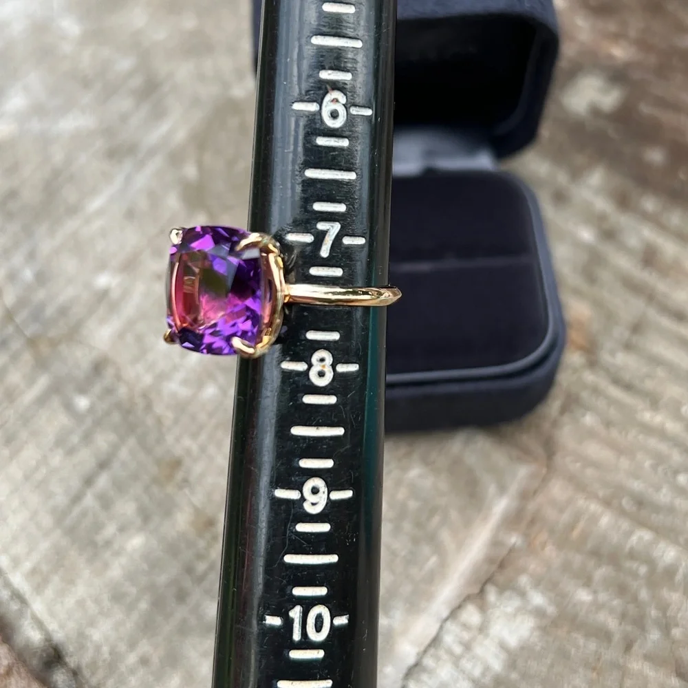 Tiffany & Co. amethyst sparkler ring
